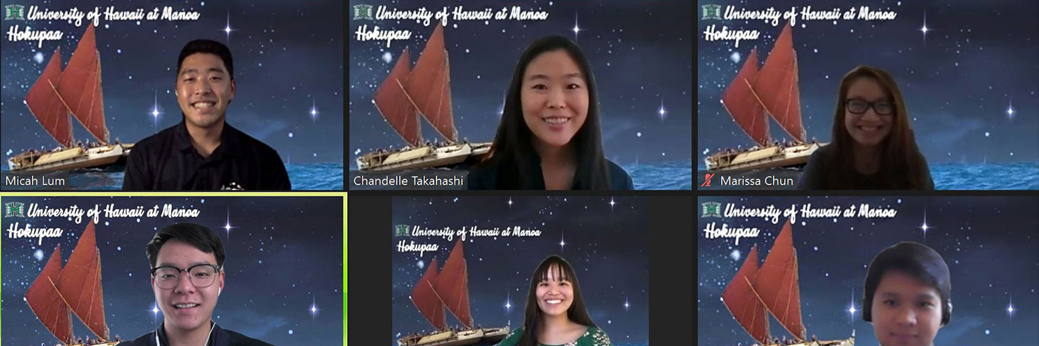 Screenshot Of A Zoom Session Between The Team Members