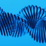 Microscopic view of a helix