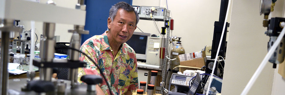Dr. Ooi In The Soils Lab
