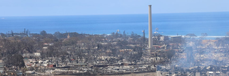 Aftermath Of Lahaina Fire
